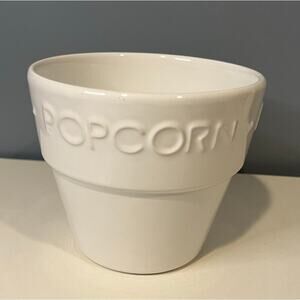 Crate & Barrel Ceramic Popcorn Bowl - Individual